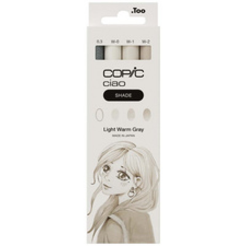 COPIC Marqueur ciao, kit 3 1 SHADE "Light Warm Gray"