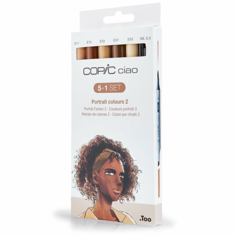 Copic Ciao "5 1" Set Portait colours 2, 6 pcs