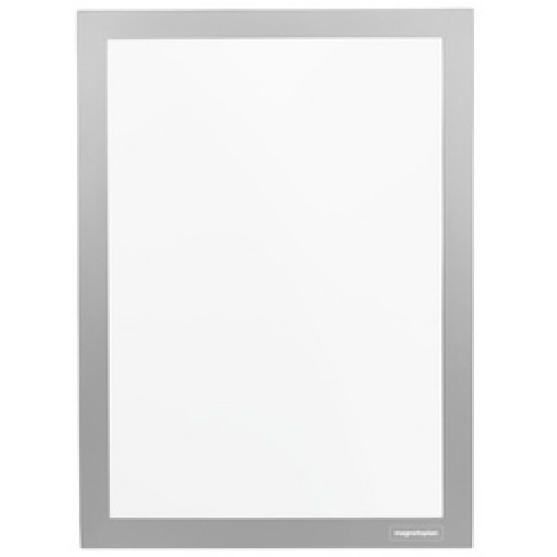 magnetoplan Cadre d'affichage magnetofix, A3, argent