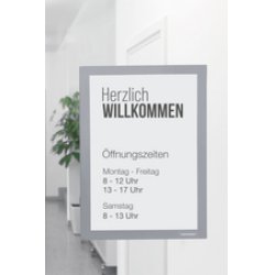 magnetoplan Cadre d'affichage magnetofix, A6, noir