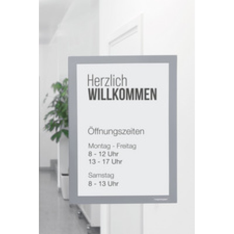 magnetoplan Cadre d'affichage magnetofix, A6, noir