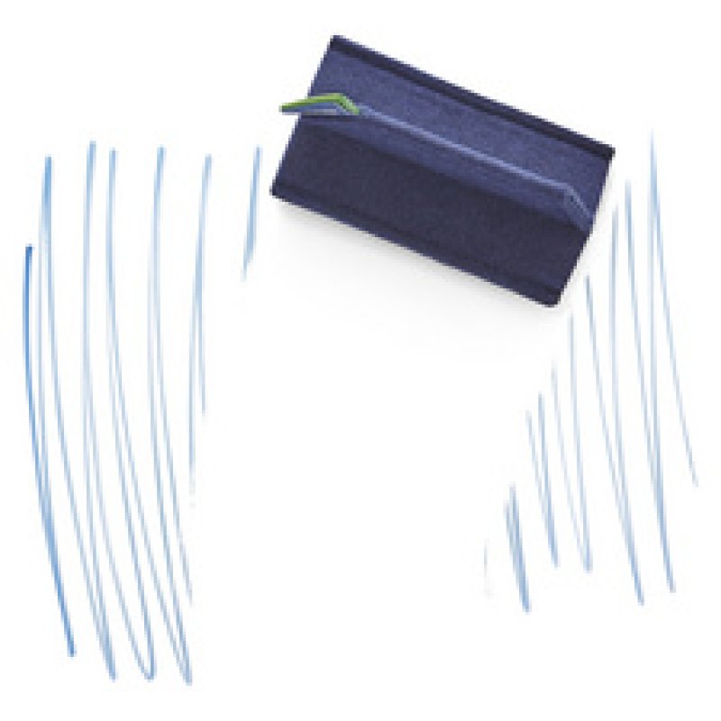 magnetoplan Effaceur à tableau magnetoWipe "ecoAware", bleu