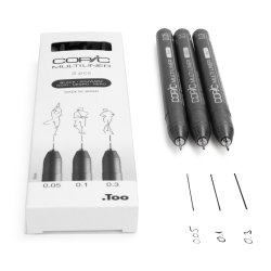 Copic Multiliner fineliner Multi Black 3 pc(s)