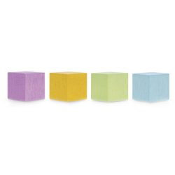 magnetoplan Aimant néodyme Wood Series Cube, coloré
