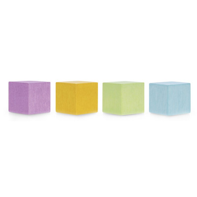 magnetoplan Aimant néodyme Wood Series Cube, coloré
