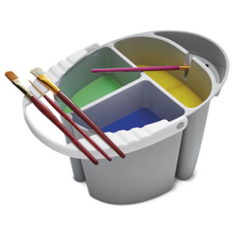 deflecto Godet à peinture multifonction, gris