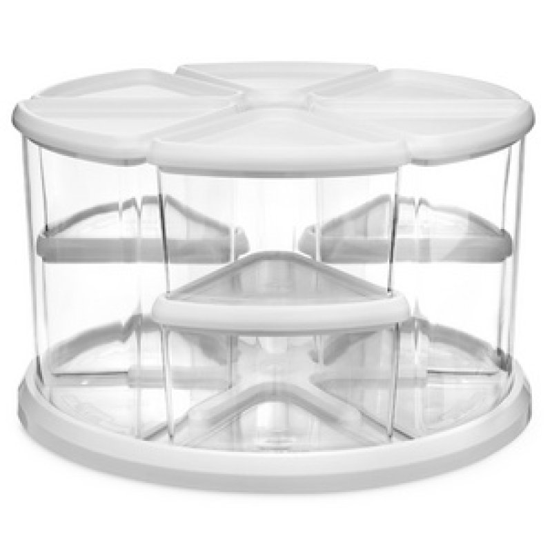 deflecto Organiseur manège, transparent / blanc