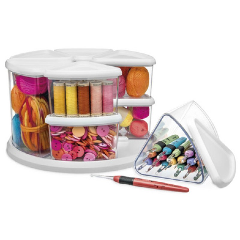 deflecto Organiseur manège, transparent / blanc