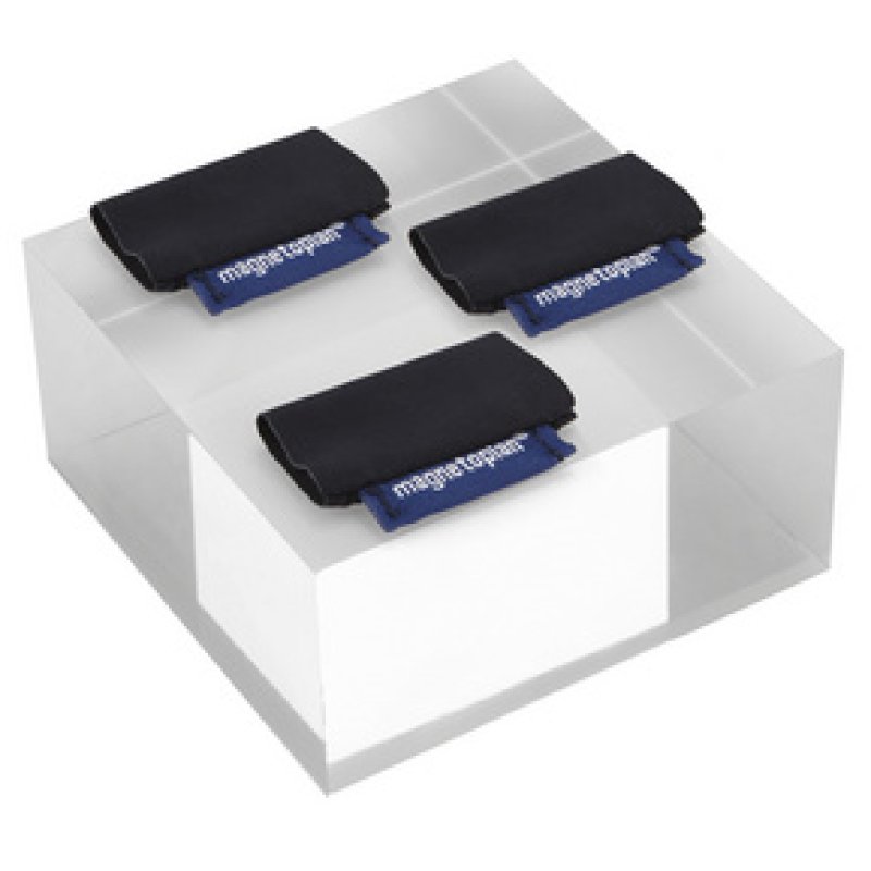 deflecto Bloc d'acrylique, 75 x 75 x 40 mm, transparent