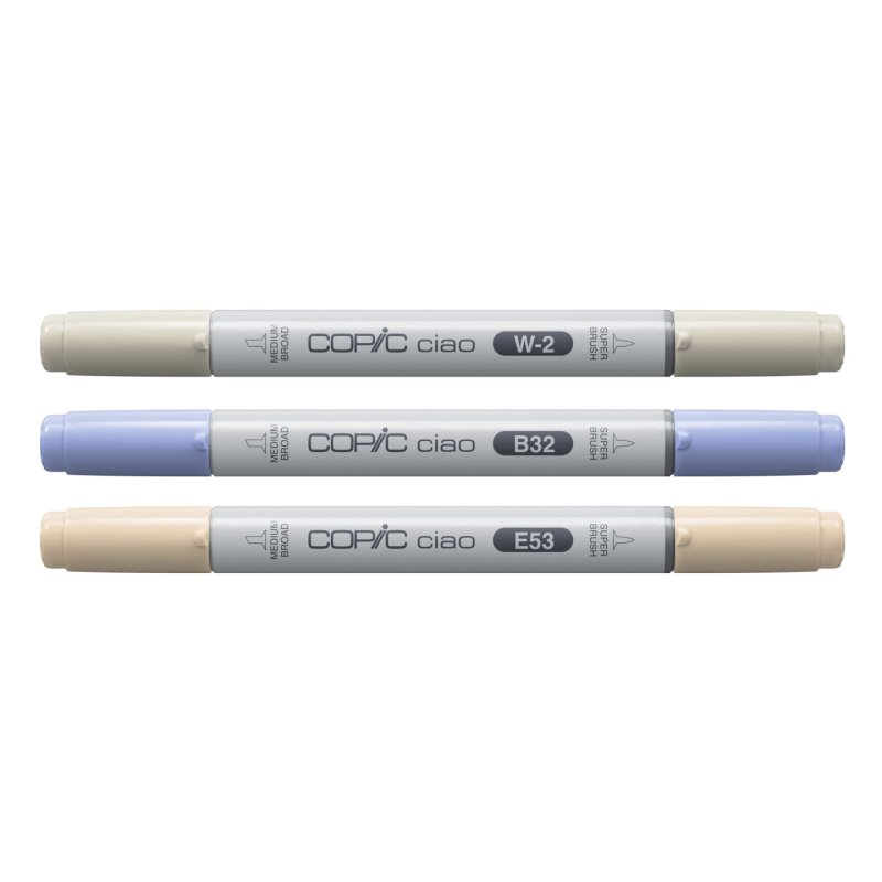 COPIC Marqueur ciao, set de 3 "Cozy Palette"