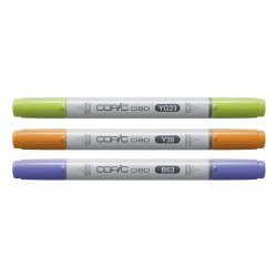 COPIC Marqueur ciao, set de 3 "Botanic Palette"