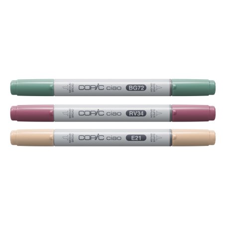 COPIC Marqueur ciao, set de 3 "Vibrant Palette"