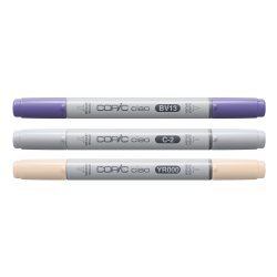 COPIC Marqueur ciao, set de 3 "Serene Palette"