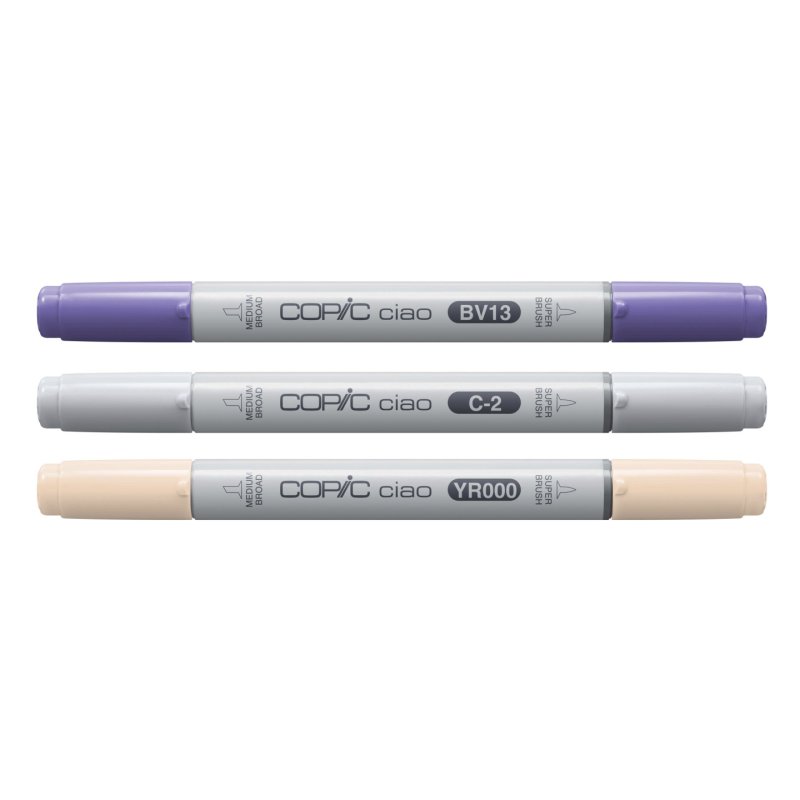 COPIC Marqueur ciao, set de 3 "Serene Palette"
