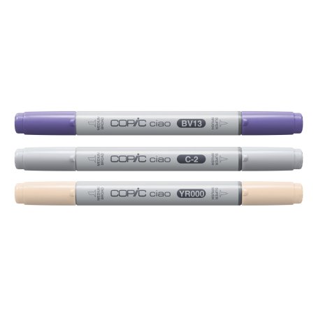 COPIC Marqueur ciao, set de 3 "Serene Palette"