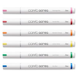 COPIC Marqueur acrea "Vivid", set de 6