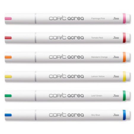 COPIC Marqueur acrea "Vivid", set de 6