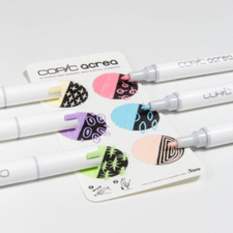 COPIC Marqueur acrea "Light", set de 6