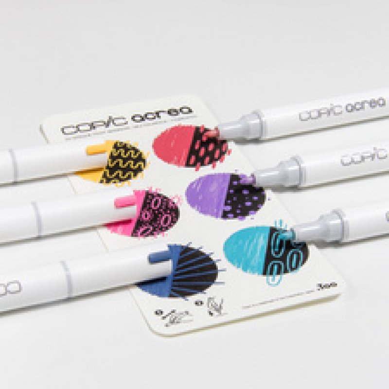 COPIC Marqueur acrea "Deep", set de 6
