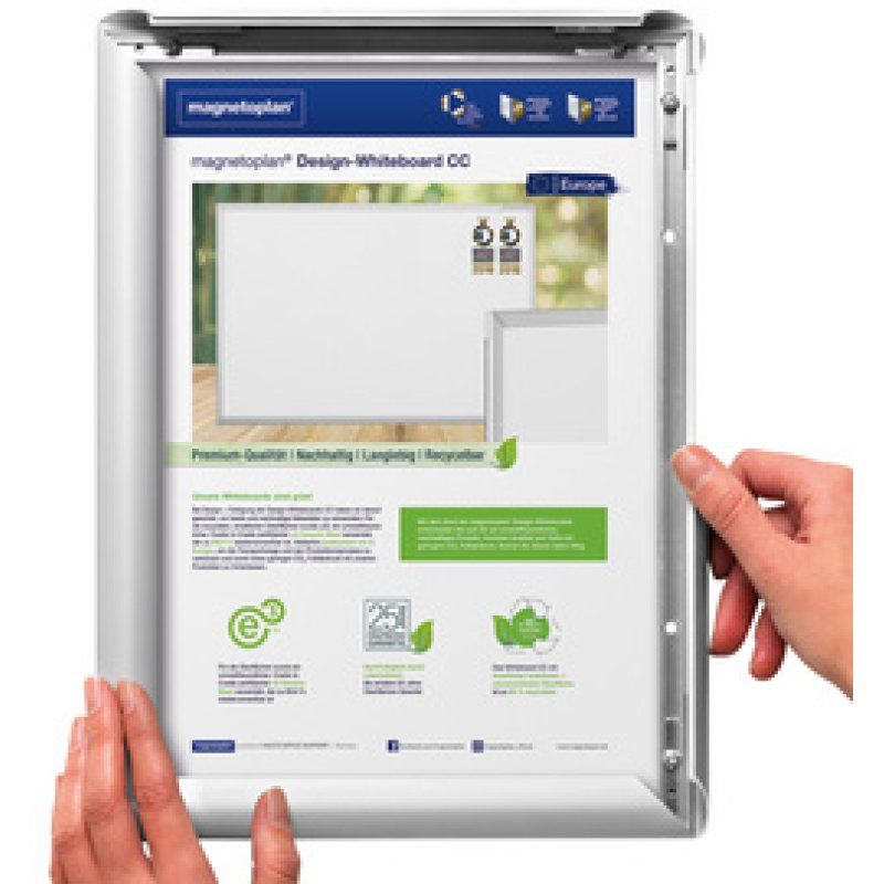 deflecto Cadre photo/affiche, A5, argent anodisé