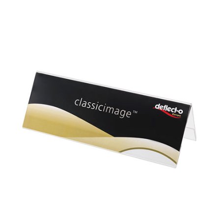 Deflecto 48601 plaque nominative Plastique Rectangle