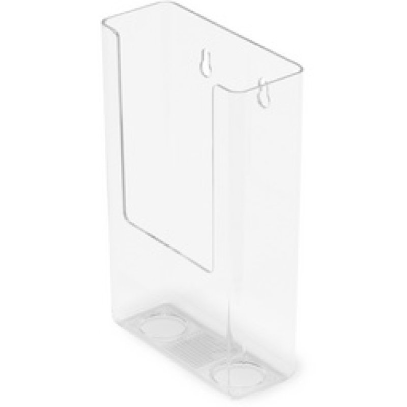 deflecto Porte-brochures, dos plat, A4 portrait, transparent
