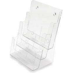 deflecto Porte-brochures, A5 portrait, 4 compartiments