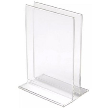 deflecto Porte-brochures & menu, A4 portrait, transparent