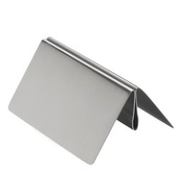 deflecto Présentoir de table, acier inoxydable