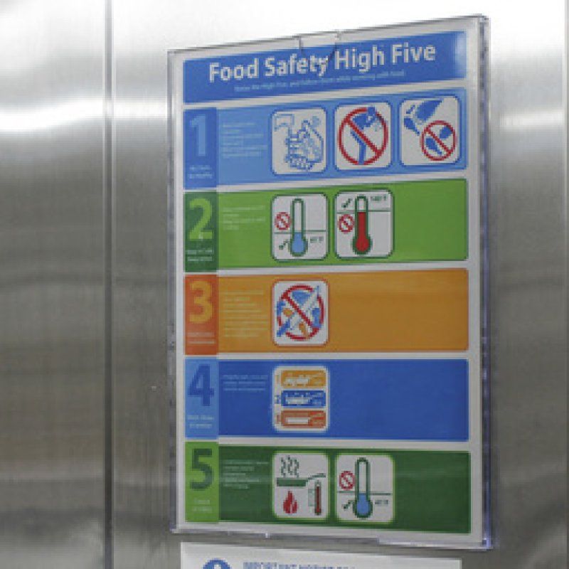 deflecto Présentoir d'information "Toploader", A4 portrait