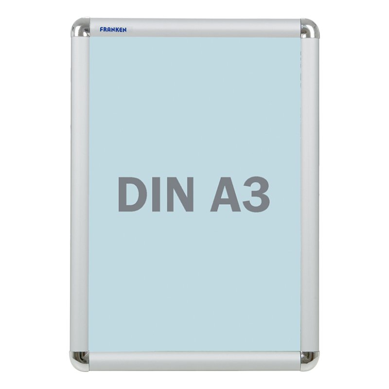 Franken BS0702 insert notice board Indoor Silver Aluminium