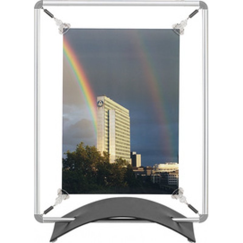 FRANKEN Cadre à tendeurs pour format A2, aluminium anodisé