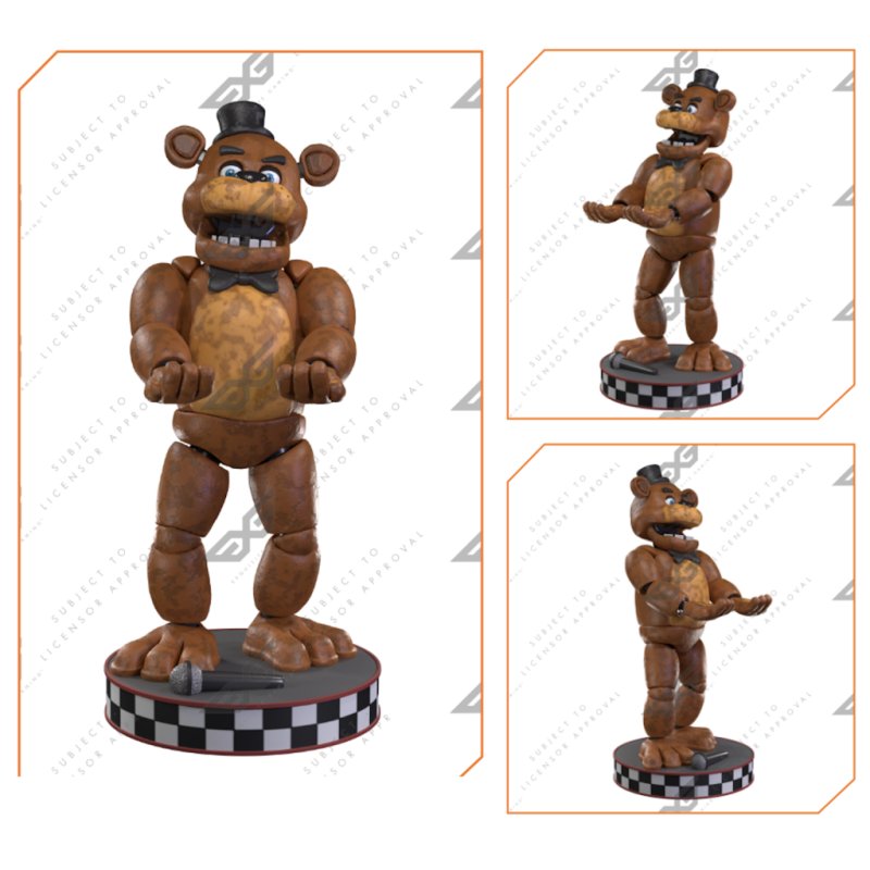 FNAF - Freddie - Support Manette & Portable - 20cm