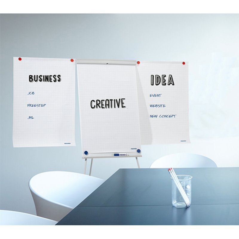 Franken EL-FC20 flip chart Freestanding 680 x 1050 mm Light grey