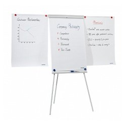 Franken EL-FC22 flip chart Freestanding 680 x 1050 mm Plastic Grey, White