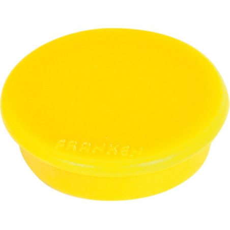 FRANKEN Aimant de fixation, force adhésive: 800 g, jaune