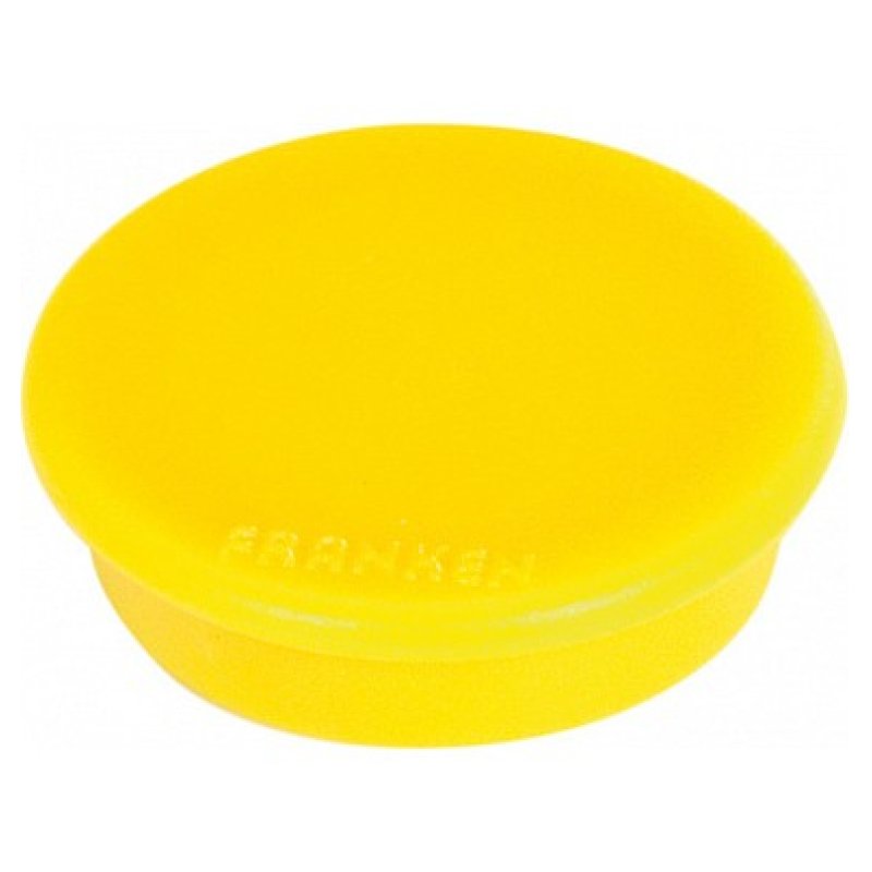 FRANKEN Aimant de fixation, force adhésive: 2.500g, jaune