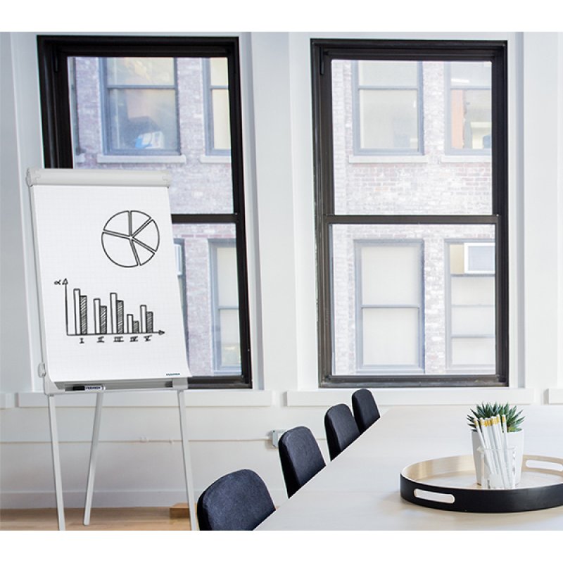 Franken FC43 flip chart Freestanding 670 x 950 mm Grey, White