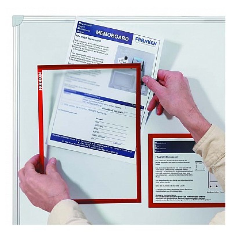 Franken ITSA4M 01 magnetic frame A4 Red