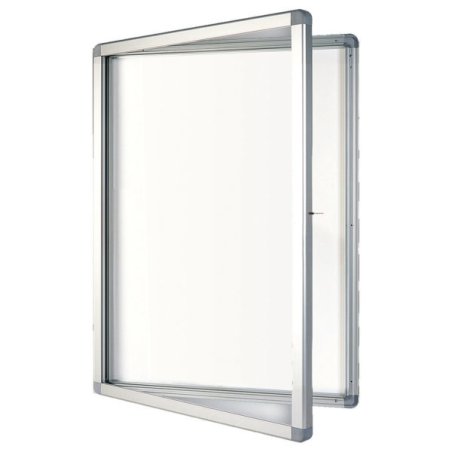 FRANKEN Vitrine d'affichage ECO pour 6 x A4, surface métal
