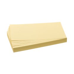 Franken UMZ 1020 04 note paper Rectangle Yellow 500 sheets Self-adhesive