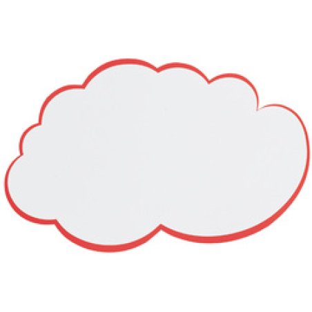 FRANKEN Carte nuage pour présentation, 420 x 250 mm, blanc