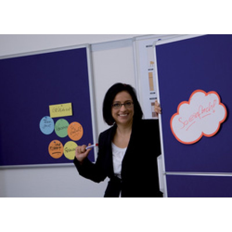 FRANKEN Carte nuage pour présentation, 420 x 250 mm, blanc