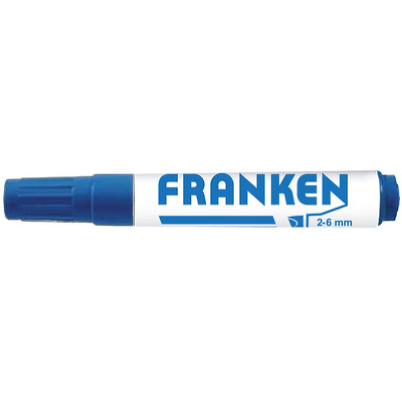 FRANKEN Marqueur pour chevalet, tracé: 2-6 mm, bleu