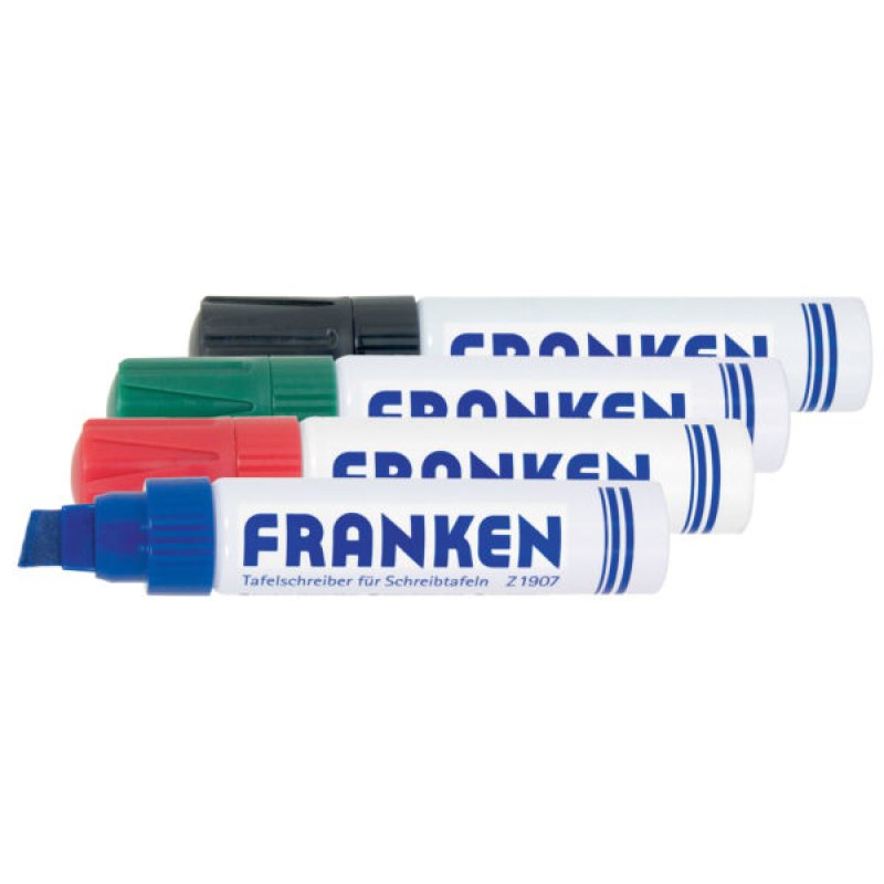 FRANKEN Marqueur pour tableau blanc JumboMarker, set de 4