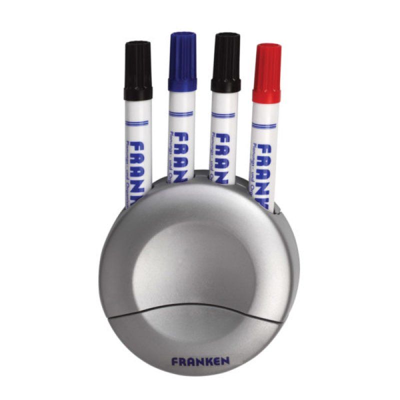 FRANKEN Support-marqueur pour 4 marqueurs, effaceur intégré
