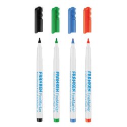 Franken FineMarker marker 4 pc(s) Fine tip Black, Blue, Green, Red