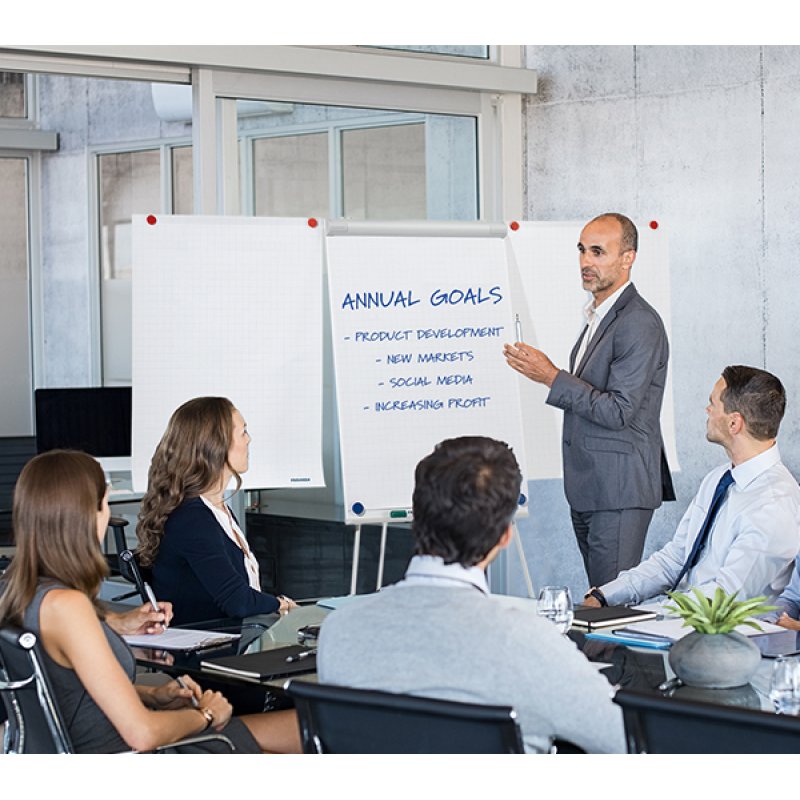 Franken F2100/N chevalet de conférence et accessoires Autonome 680 x 1050 mm Gris