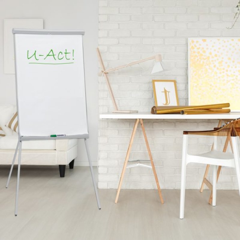 Franken FC93 flip chart Freestanding 700 x 1000 mm Grey