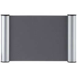 FRANKEN Plaque de porte clip, 148 x 148 mm, argent
